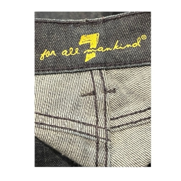 7 For All Mankind Indigo Boot Cut Jeans - Picture 4 of 10
